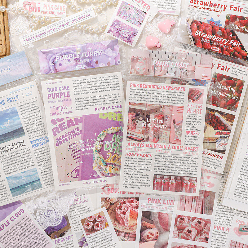 50 แผ่น/แพ็ค Junk Journal Vintage DIY วัสดุกระดาษ Journaling อุปกรณ์ Scrapbooking กระดาษ Retro ตกแต่งโบราณ Art Craft ไดอารี่วารสาร Embellishment อุปกรณ์
