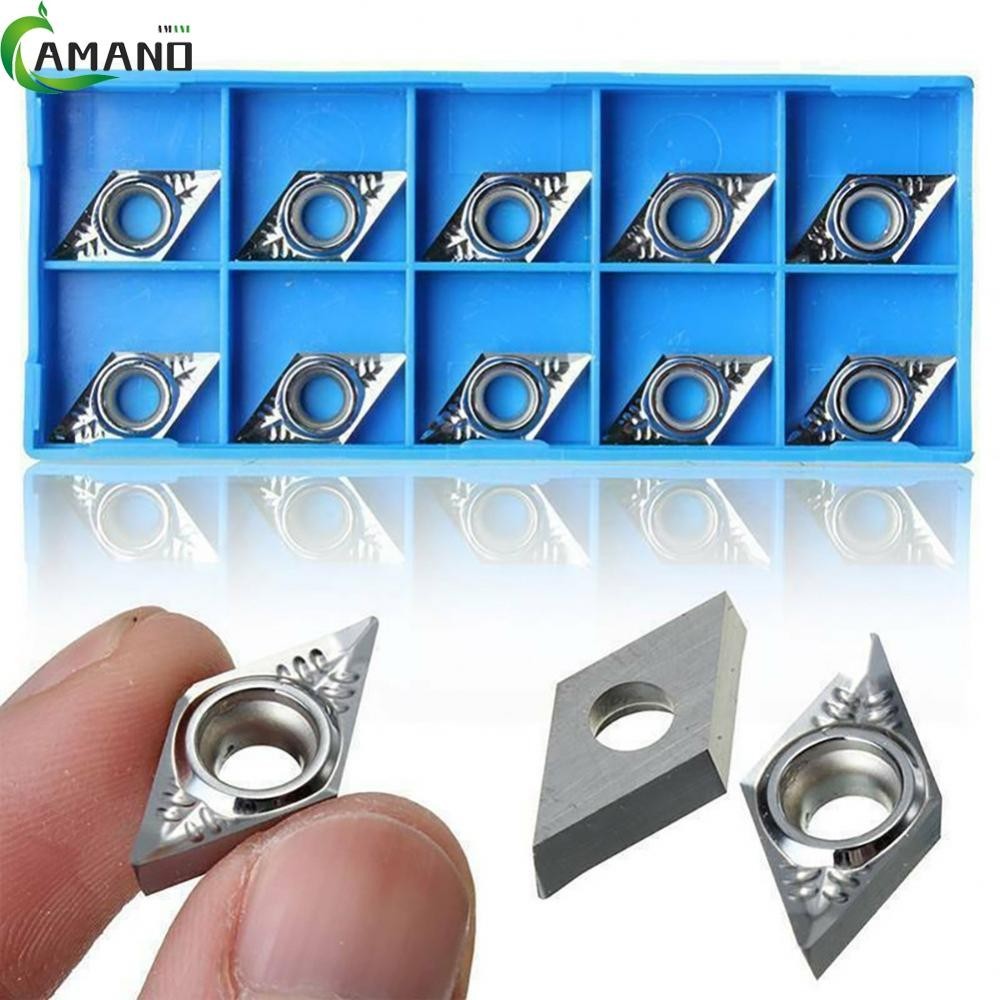 【AMANDA】Carbide Blade DCMT DCGT Insert Insert Turning Silver High Quality Brand New