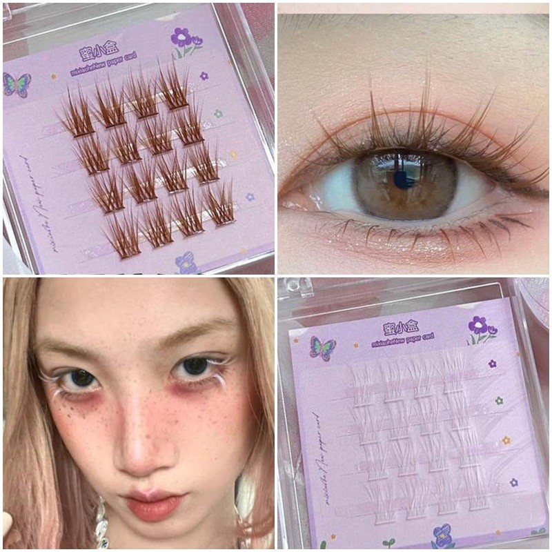 3d Fairy Princess Comics Eyelashes Single Bundles Eyelashes Extension Beauty Soft Fluffy แต่งหน้า
