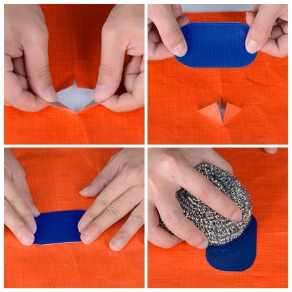 🚀 เทปซ่อมผ้าใบ เทปกาวกันรั่ว กันน้ำ เทปกาวซ่อมเต๊นท์ ผ้าใบ กันสาด ป้องกันการรั่วซึม กันความร้อน รุ่นอัพเกรดเหนียวแน่น 🚀 - รูปที่ 4