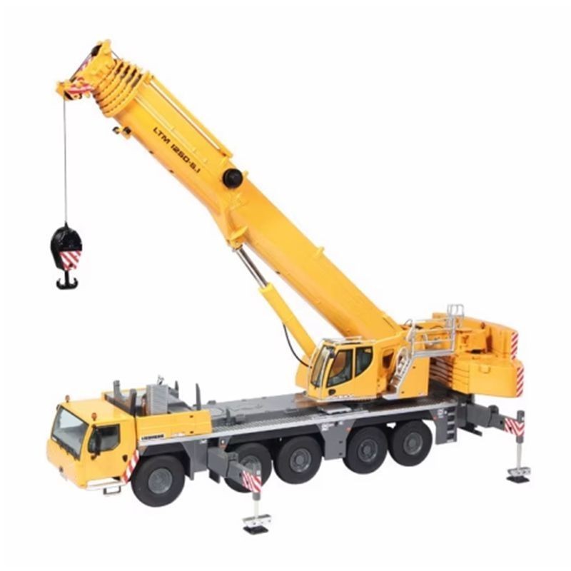 Nzg 1: 50 LIEBHERR LTM 1250-15.1 Crane Crane รถโลหะผสมรุ่นมาตรฐานสีเหลือง#959