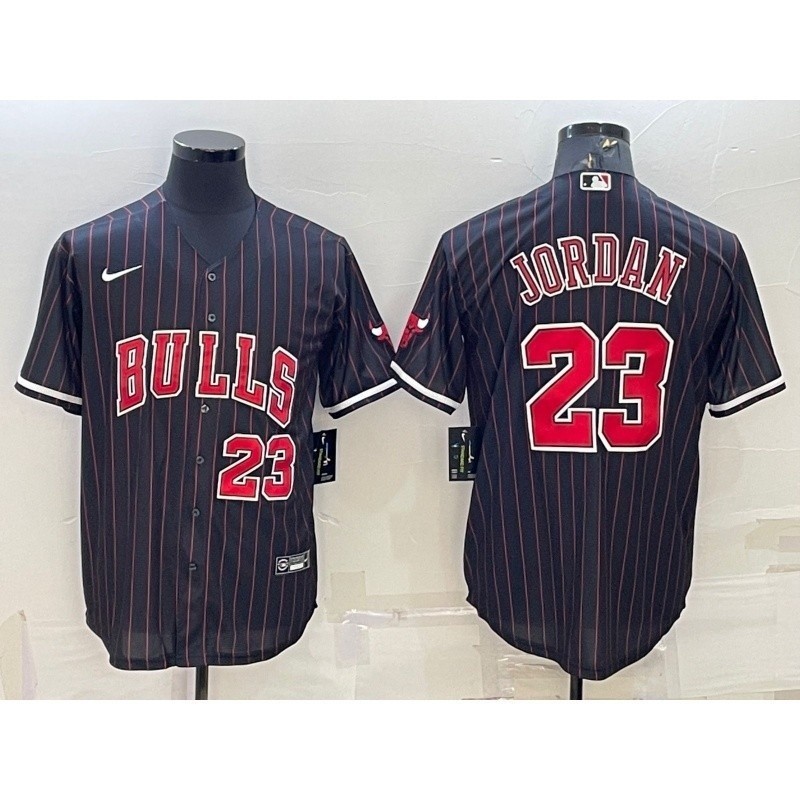 Chicago Bulls Michael 2023nba Basketball 1 Dennis Rodman Black Baseball Mens Shirt