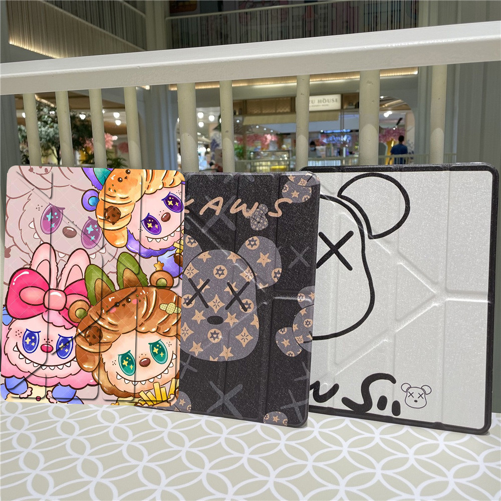 เคสไอแพดรูปตัว Y gen7/gen8/gen910.2 /Air3 Pro 10.5Air4 Air5 Air6 11inch Air1/Air2 Gen5/Gen6 gen10พร้อมช่องเสียบปากกา
