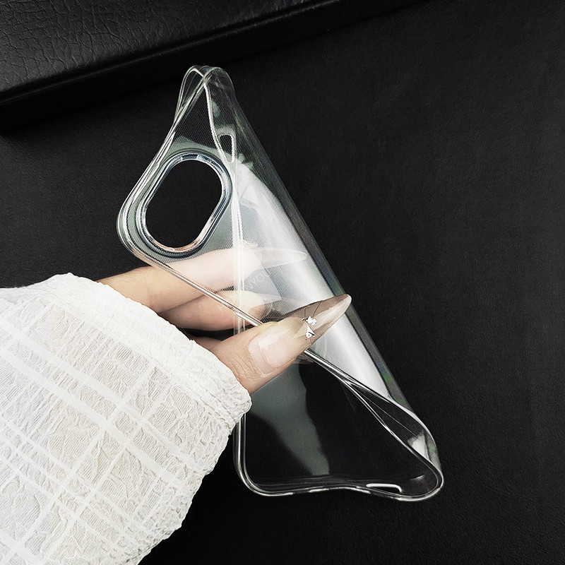 เคส TPU แบบนุ่มใสบางเฉียบสําหรับ Apple iPhone 16e iPhone16e ip16e 16 e Silicon Gel กล้องโปร่งใสปกป้อ