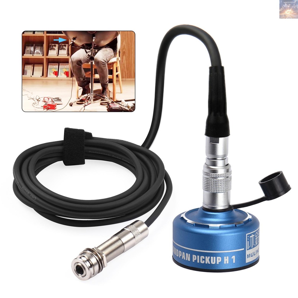 Muling H1 Handpan Pickup Contact-type Magnetic Pick Percussion Instrument อุปกรณ์เสริมสําหรับ Handpa