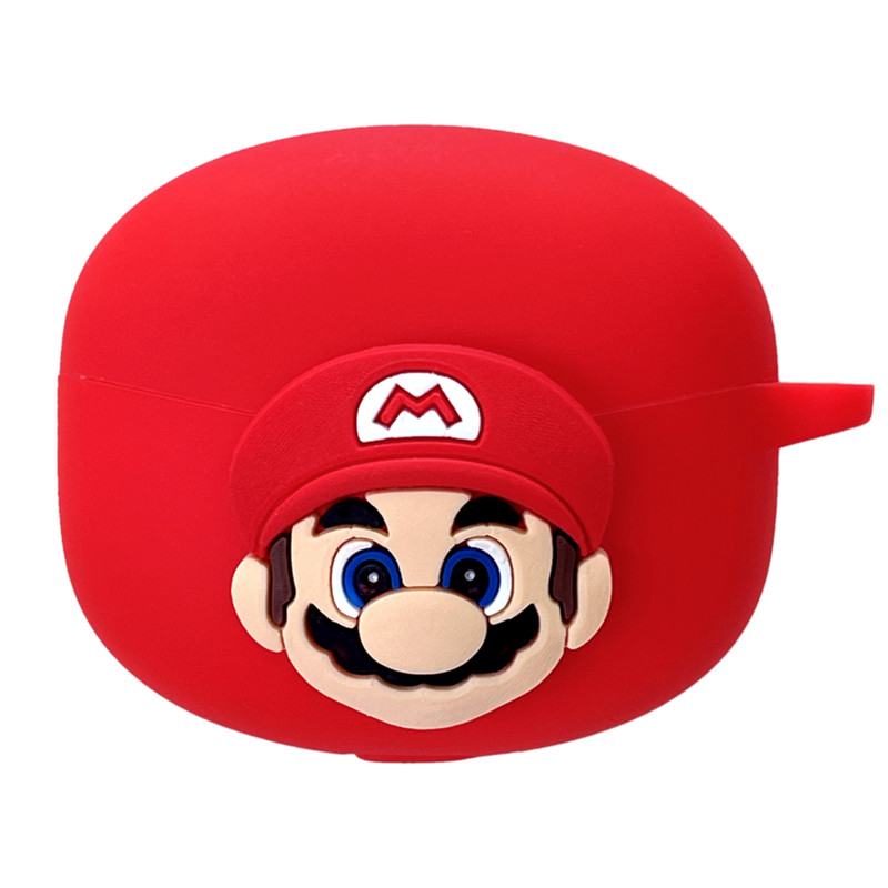 For EDIFIER R1 Case Cartoon EDIFIER Comfo C Silicone Soft Case Cute Mario Keychain Pendant Finger Ring Lanyard EDIFIER Comfo C Shockproof Shell Protective Sleeve - รูปที่ 6