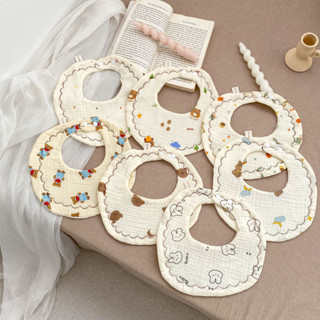 ผ้าฝ้ายแท้เอี๊ยมเด็กผ้าฝ้ายผ้ากอซเอี๊ยมเด็กผ้ากอซหกชั้นนุ่มท…