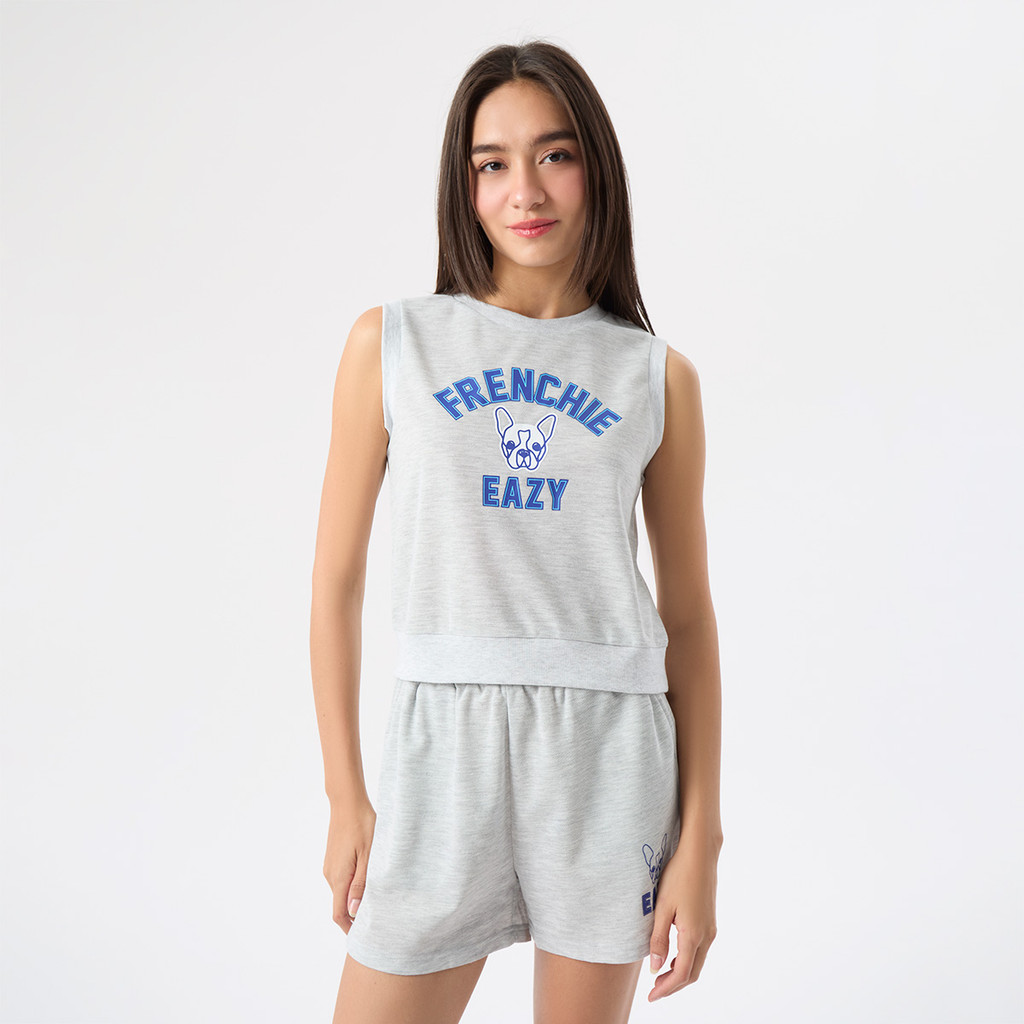 ESP เสื้อนิตแขนกุด เฟรนช์ชี่ | Frenchie Eazy Sleeveless Knit Top | 06331
