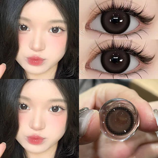 【 -0.50 -6.00 】𝐔𝐘𝐀𝐀𝐈 𝐱 𝐅𝐑𝐄𝐒𝐇𝐋𝐀𝐃𝐘 รุ่น 𝗖𝗼𝗼 𝗕𝗹𝗮𝗰𝗸 𝗦𝗲𝗿𝗶𝗲𝘀┃คอนแทคเลนส์สายตาสั้น สีดํา 14.2-14.5 มม. 2 ชิ้นต่อคู่ (รายเดือน)