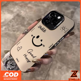 ใช้งานร่วมกับ OPPO Reno16F 16Pro 16C 15F 15ProMax 14F 14Pro 13F 13Pro 12F 12Pro 11F 11Pro 10Pro 8T 8Z 7Z 6Z happy smiley face กันกระแทก TPU โทรศัพท์มือถือกรณี