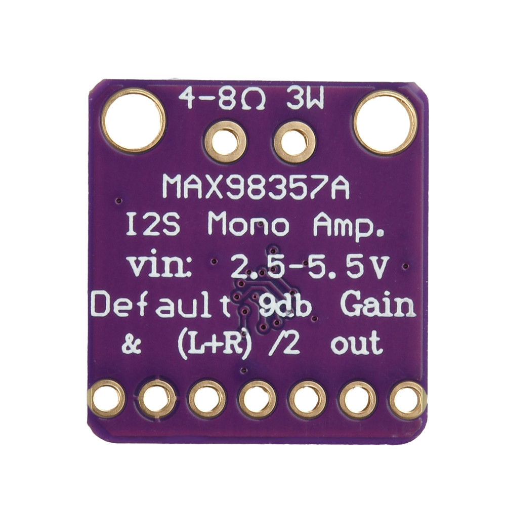 Diymore MAX98357 BGA I2S โมดูลเครื่องขยายเสียง/โมดูลเครื่องขยายเสียง Class D ไร้ตัวกรองรองรับ Raspberry Pi Esp32