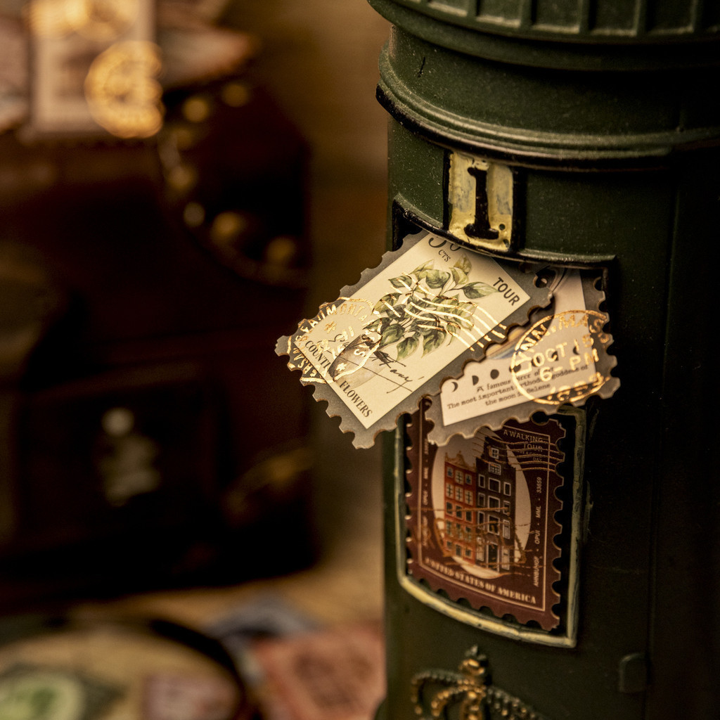 20 ชิ้น Scrapbooking สติกเกอร์ Vintage แสตมป์ Retro โปสเตอร์สติกเกอร์สําหรับ Journaling ขวดน้ําแล็ปท็อปโทรศัพท์ Bullet Journal
