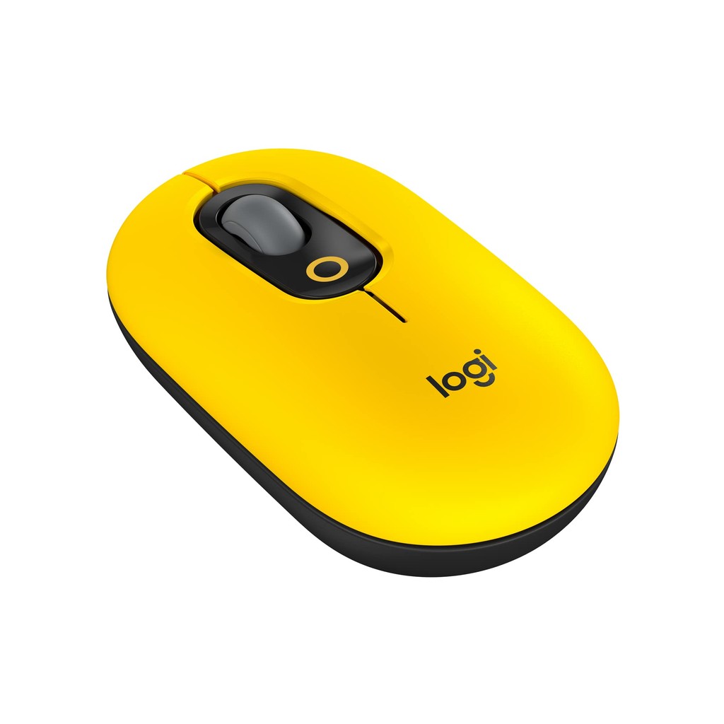 Logicool Pop Silent Wireless Mouse M370 - Bluetooth, การออกแบบสมมาตร, เข้ากันได้กับ Windows, Mac, Ip