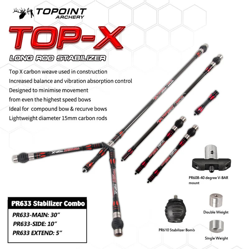 Topoint Balance Stabilizer Combo Main-Bar+Side-Bar+Extend-Bar+V-Bar