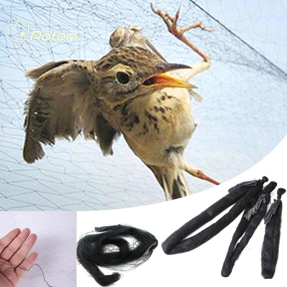 Rofom Bird , 6-30m ไนลอนกันนก,พลาสติกป้องกันดักพืช Anti Bird Catcher ตาข่ายเครื่องมือควบคุมศัตรูพืช