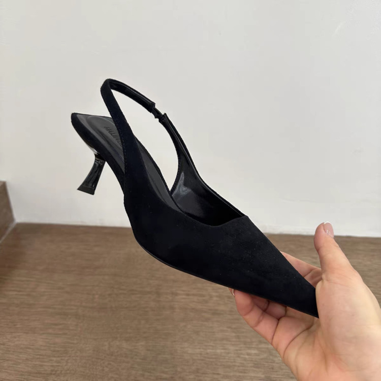 รองเท้าส้นสูงผู้หญิงไซส์ใหญ่ส้นแหลมพิมพ์ลายเสือดาว size35-42 ราคา ถูกที่สุด ดีลบีเคเค แกลเลอรีภาพที่ 5