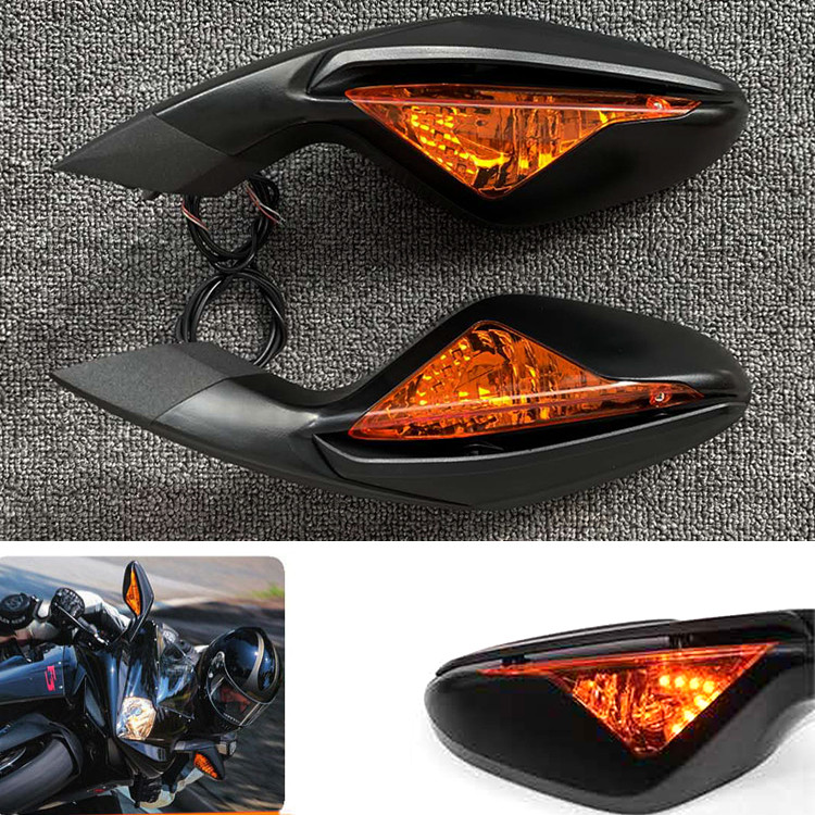 Mv Agusta ดัดแปลงกระจกมองหลัง Agusta F3 F4/RR 675 800 พร้อมไฟเลี้ยวกระจกมองหลัง