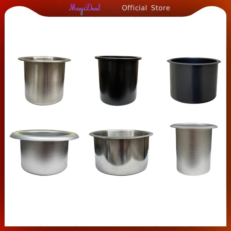 Magideal ถ้วยผู้ถือเครื่องดื่มที่วางแก้วสแตนเลสเปลี่ยนส่วนอเนกประสงค์เครื่องดื่มที่วางขวดเครื่องดื่มสําหรับเรือโซฟาอัตโนมัติ
