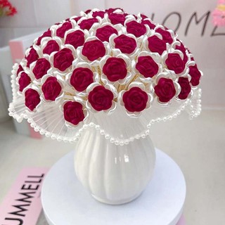 DIY Liburan Lampu Mawar Mewah Tulip Malam Suasana Kreatif Lampu Led Kamar Tidur LED Untuk Dekorasi Hadiah Lampu cutenery