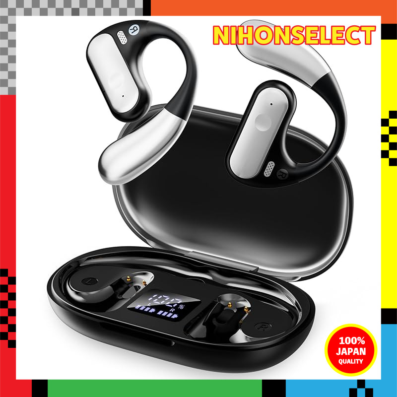 2024 Enhanced Sound Quality Bluetooth 5.4 Open-Ear Wireless Earphones - EUQQ Q28, Bone Conduction Te