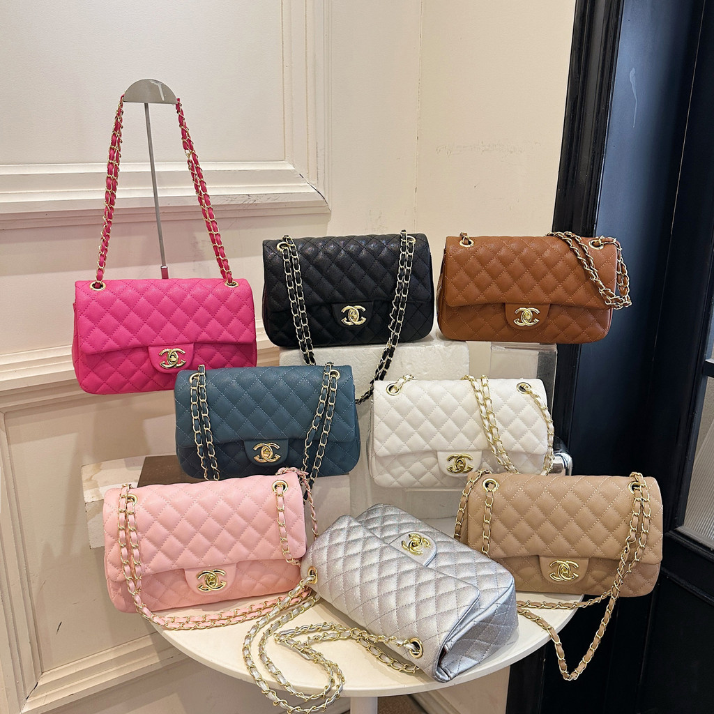 Retro Diamond Ladies กระเป๋าสี่เหลี่ยมเล็กแฟชั่นกระเป๋าสะพายความจุขนาดใหญ่ All-Match Casual ไหล่ Messenger