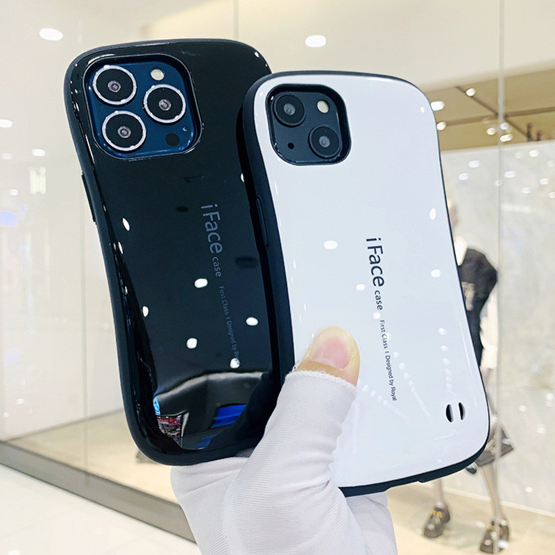 Iphone 16 Pro Max 15 14 Plus 12 11 13 Pro iFace mall Case Classic Smooth Glossy Armor กันกระแทกหรูหร