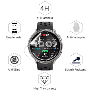 1-3 ชิ้นป้องกันฟิล์ม Hydrogel สําหรับ For Amazfit Active 2 ฝาครอบ Soft TPU ป้องกันหน้าจอสําหรับ For Amazfit Active 2 สมาร์ทนาฬิกา Accessorie ไม่ใช่แก้ว