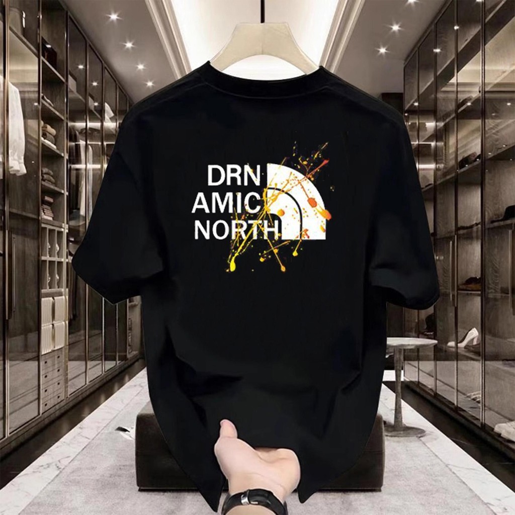 yout-trend🔥 พร้อมส่ง เสื้อยืด oversize unisex สไตล์เกาหลี ผ้าฝ้ายแท้ใส่สบาย ไม่แตกเมื่อซัก DRN AMIC0