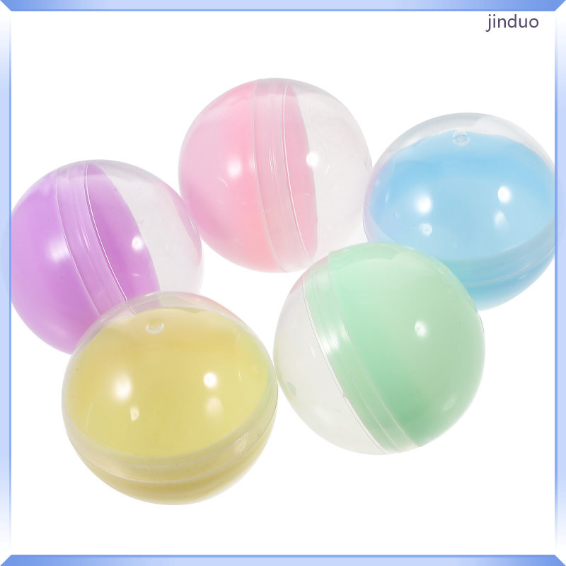 Gacha Shell ของเล่น 50 ชิ้นของเล่นปิงปอง Gumballs พลาสติกเติมเครื่องหยอดเหรียญที่ว่างเปล่าแคปซูลทําง