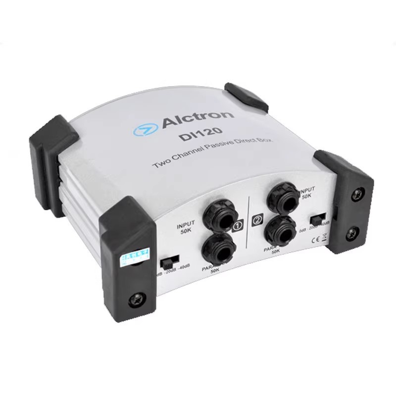 Alctron DI120 Two-Way Passive DI Box Impedance Converter DI BOX Stage Effect อุปกรณ์