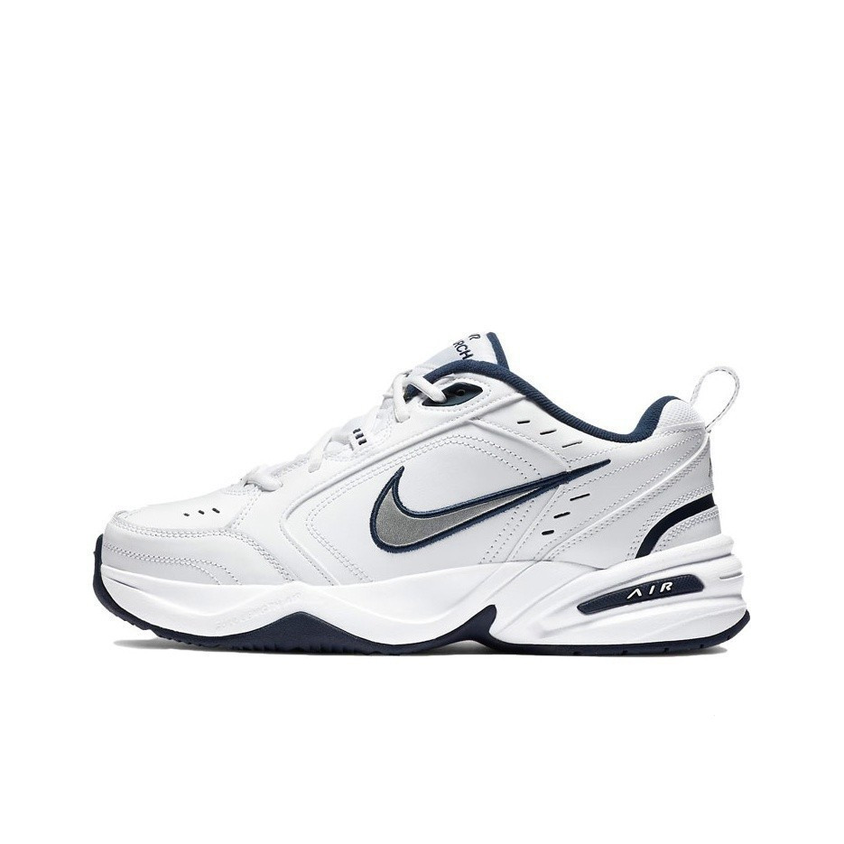 Nike Air Monarch รองเท้าผ้าใบสีขาวกรมท่าแท้ 100%