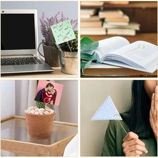 NIMENG 20 ชิ้นขาตั้งการ์ด,รูปหัวใจโลหะโปสการ์ดคลิป,แฟชั่น DIY เค้กผู้ถือการ์ดอวยพรสําหรับงานแต่งงาน