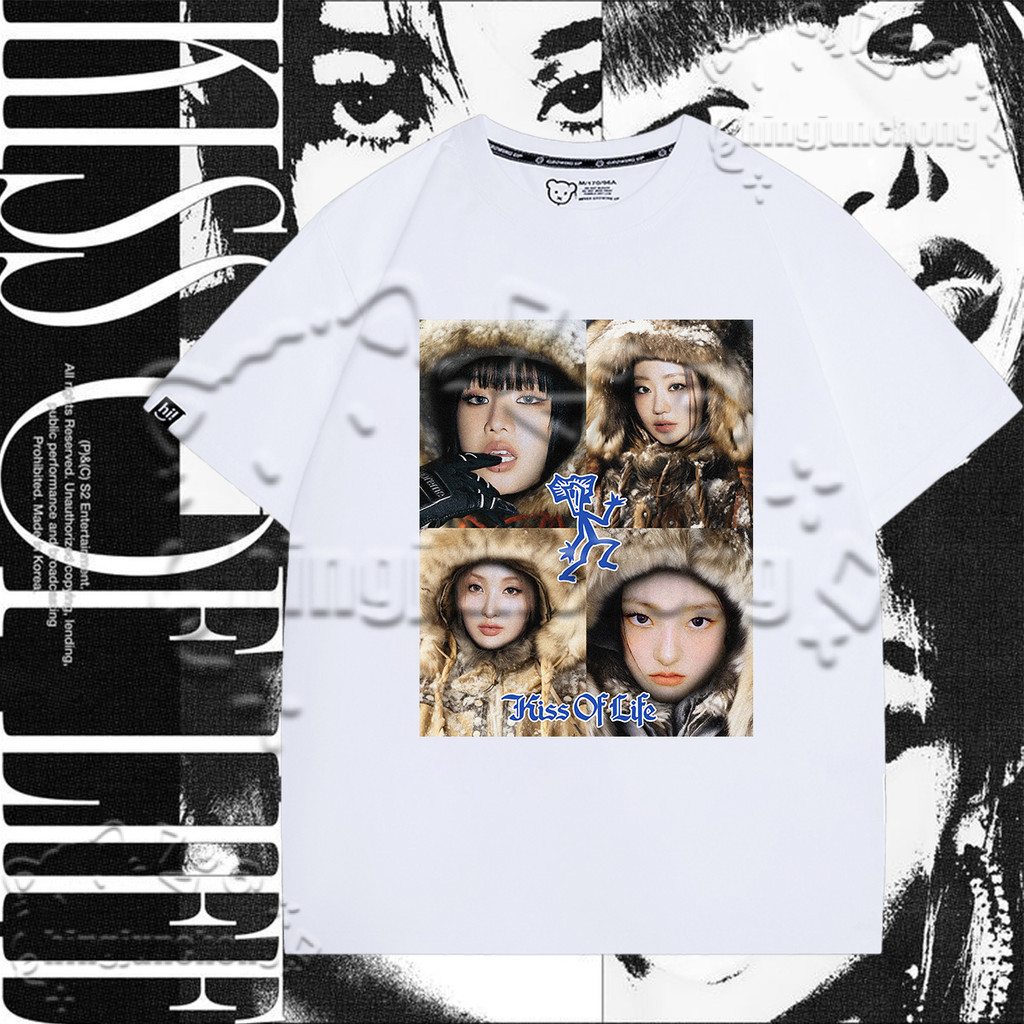 Kiol Kiss of Life Natty Belle Julie Haneul TShirt Kpop TShirt Unisex TShirt สําหรับแฟนขนาด S-5XL