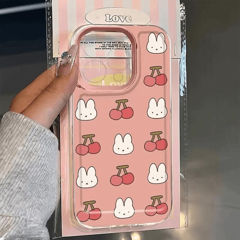 เชอร์รี่กระต่ายสําหรับOppo A77 A38 A57 A1K A17 A7 A15 A53 A31 A16K A78 A55 A76 A74 A52 A3S A58 A54 A