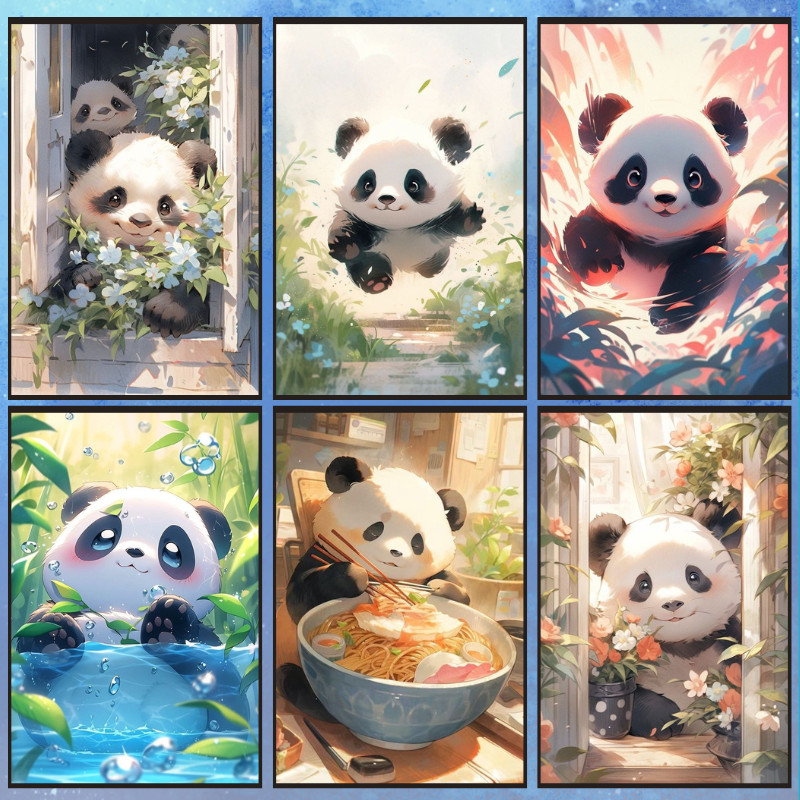 📣พร้อมส่ง📣【Cute Panda】jigsaw puzzle-จิ๊กซอว์-300-1000-ชิ้น- ชิ้นของเด็ก จิ๊กซอว์ไม้ 1000 ชิ้น จิ๊กซอว์ 1000 ชิ้นสำหรับผู้ใหญ่ จิ๊กซอ จิ๊กซอว์ 500 ชิ้น🧩411-3 จิ๊กซอว์ 1000 ชิ้น สำหรับ ผู้ใหญ่ ตัวต่อจิ๊กซอว์ จิ๊กซอว์ การ์ตูน