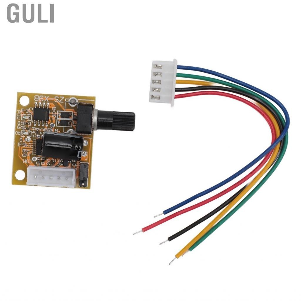 Guli DC5V‑15V DC Motor Driver Module 3 Phase Sensorless Wide Voltage Brushless BLDC Controller Board 15W