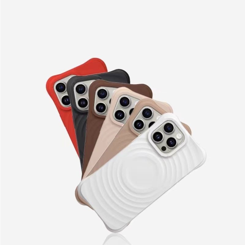 เคสโทรศัพท์มือถือ ซิลิโคนนิ่ม กันกระแทก พร้อมแม่เหล็ก หรูหรา สําหรับ Iphone 14promax 15promax 13promax 12promax 14pro 15PLUS 14PLUS