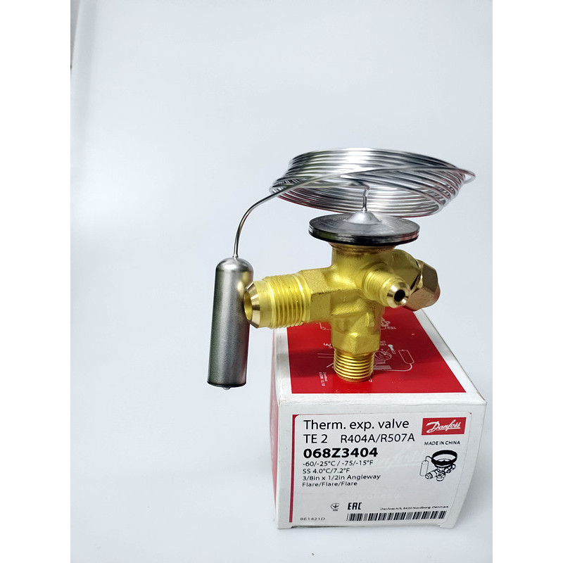 Danfoss Expansion Valve เครื่องทําน้ําแข็ง เครื่องปรับอากาศ 068Z3403 068Z3404 068Z3405