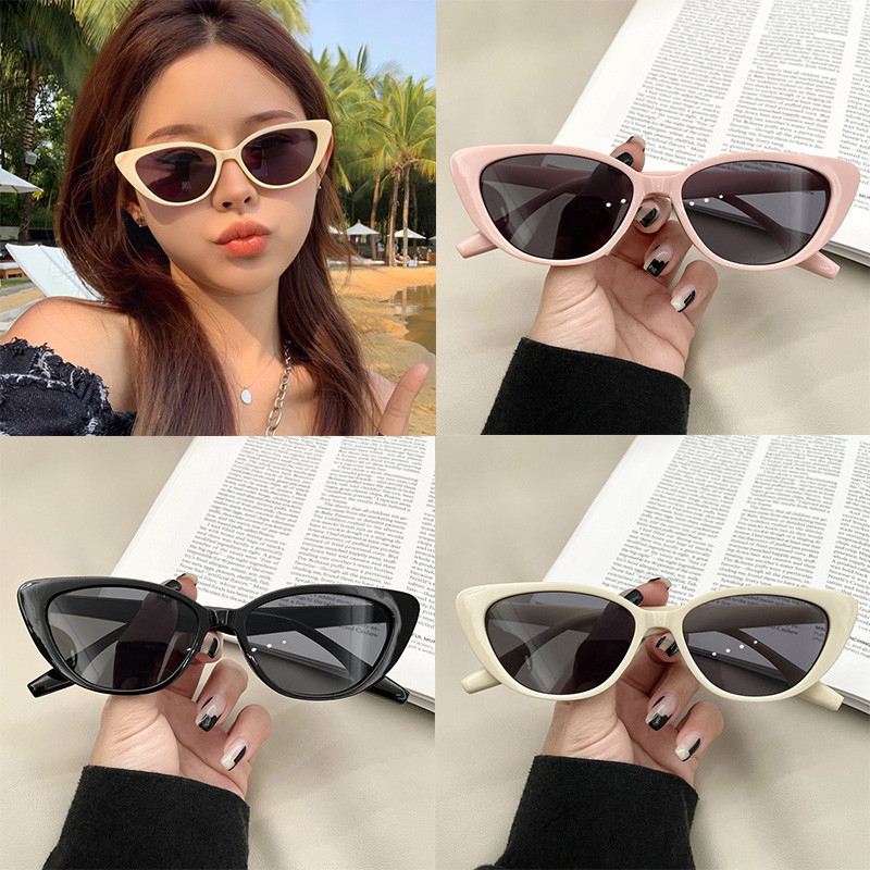 แว่นตากันแดด ป้องกันแสงแดด สีชมพู แฟชั่นฤดูร้อน สําหรับเด็กผู้หญิง