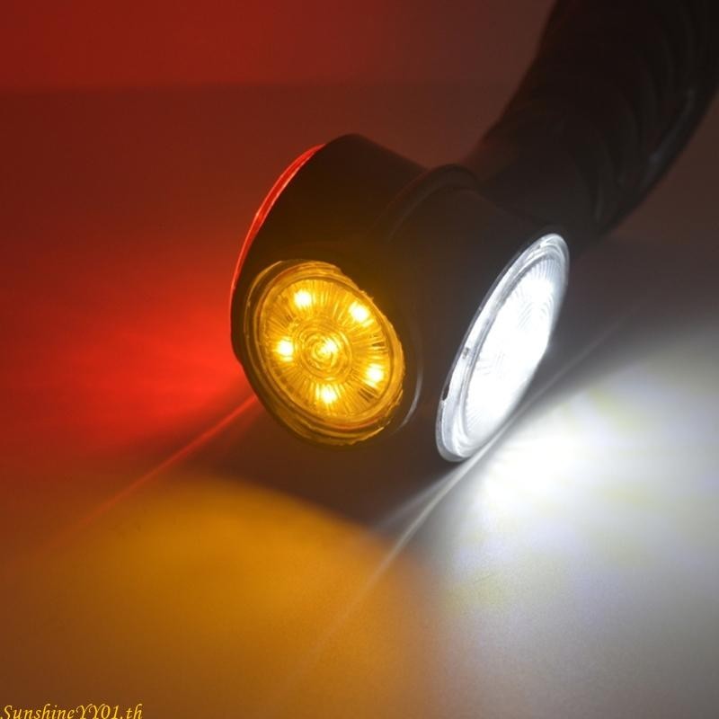 โคมไฟ LED ติดด้านข้างรถบรรทุก รถพ่วง รถแทรกเตอร์