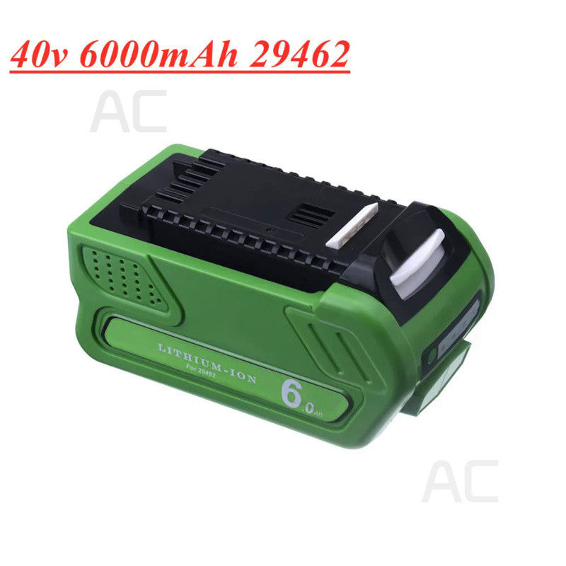 AC 40V 6000mAh Rechargeable Battery For GreenWorks 29462 29472 29282 G-MAX GMAX Replacement Lawn Mow