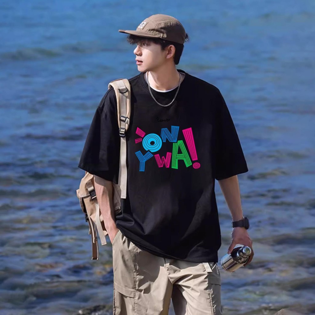 You-T เสื้อยืด street สไตล์วินเทจ ผ้าCOTTON100% เนื้อผ้าเกรดพรีเมียม คอกลม ใส่สบาย ลาย"YONWA"
