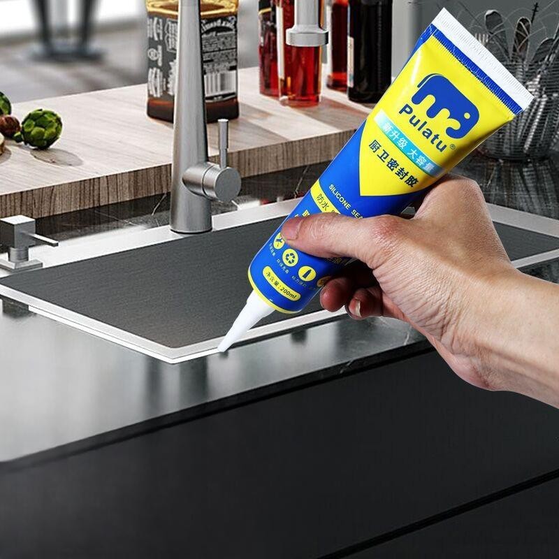 กาวยาแนวกระเบื้อง ขนาด 120ml-220ml. แก้ปัญหาเชื้อราในห้องครัว กาว Tape and glue #N-0003