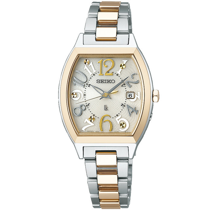 [Authentic★Direct from Japan] SEIKO SSVW216 Unused LUKIA Solar Sapphire glass Gold SS Analog Women Wrist watch นาฬิกาข้อมือ