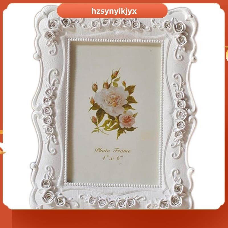 【hzsynyikjyx】กรอบรูปโปสเตอร์ สีขาว สไตล์เรโทร ขนาด 6 นิ้ว สําหรับแขวนตกแต่งผนังบ้าน