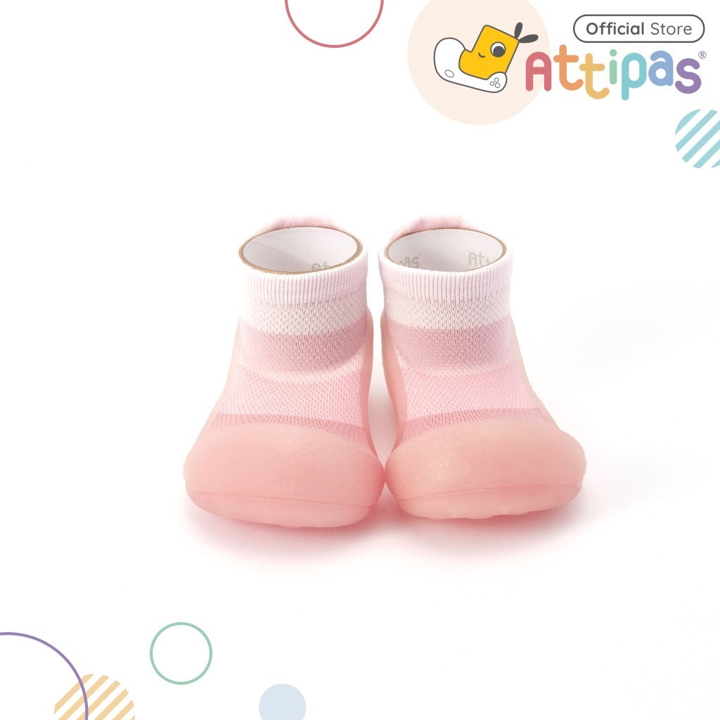 Attipas Functional Baby Shoes Prewalker Shoes - Gradation Pink