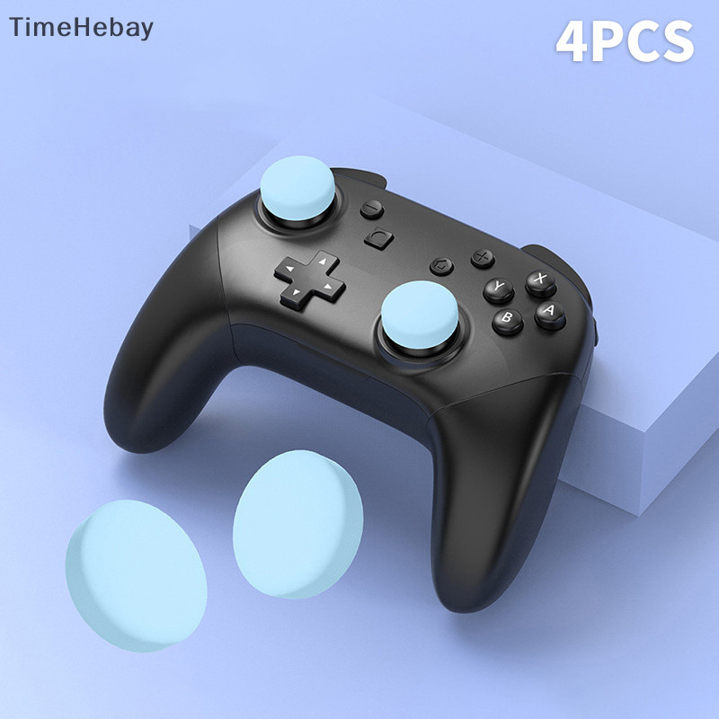 Timehebay 4pcs ซิลิโคน Gamepad Thumb Stick Grip Cap สําหรับ Swich Pro สําหรับ Joycon สําหรับ PS5 Slim สําหรับ Xbox Game Controller Joy ฝาครอบ EN