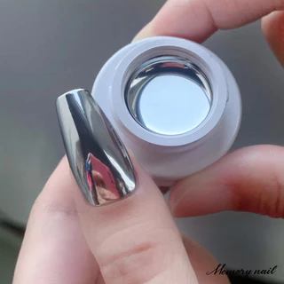 Misscheering สีเงิน Metallic Gel ULTRA BRIGHT สีเจลเมทัลลิค เข้มข้น เงาวาว เพ้นท์สวย เส้นคม