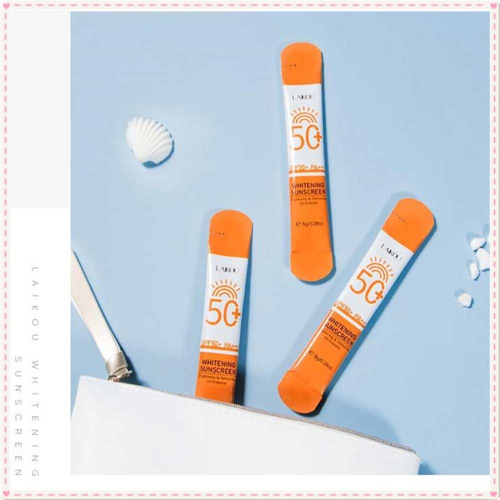 Laikou Spf50 + Pa +++ ครีมกันแดดครีมป้องกันรังสี UV Isolation Moisturizing Refreshing Sunblock ฤดูร้อน Face Care 8g JOYFEEL