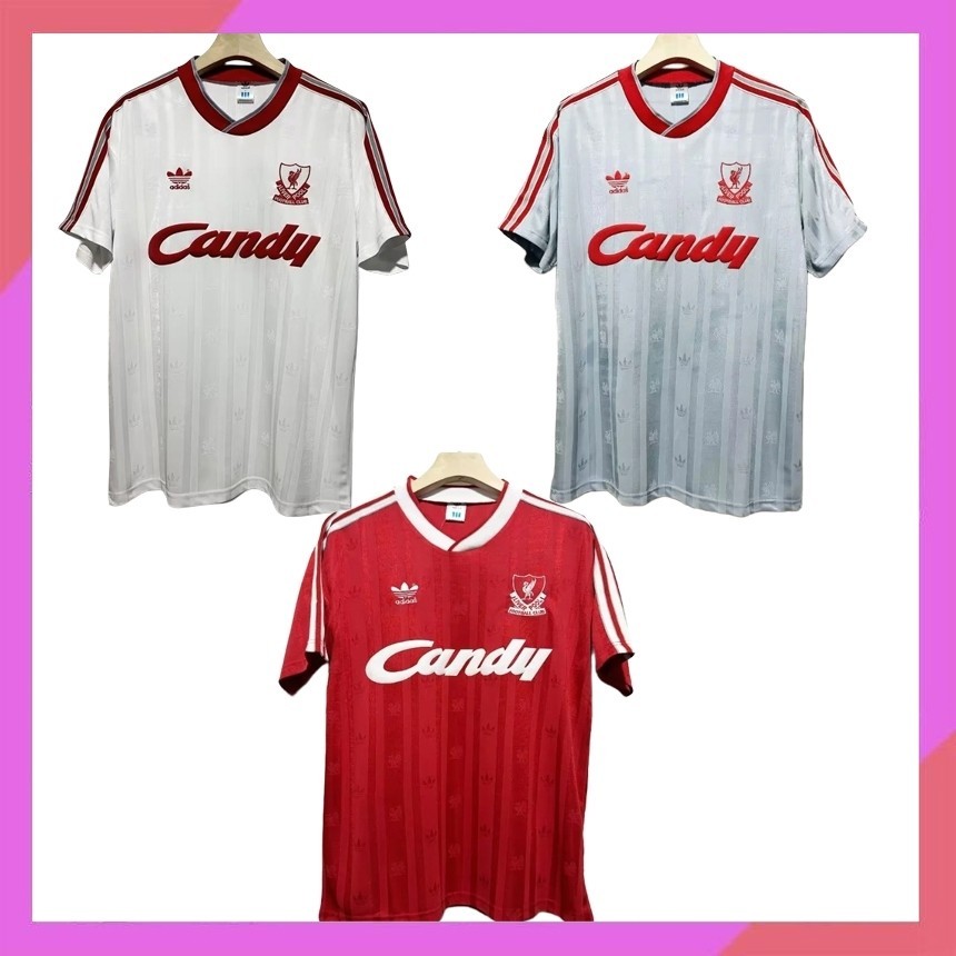 LFC Retro 1988 1989 Liver Pool Home Away เสื้อฟุตบอลชั้นนํา
